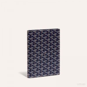 Acessorios Goyard CASTIGLIONE DOCUMENT COVER Azul Marinho Azuis | GY-CKV0652