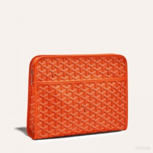 Acessorios Goyard JOUVENCE GM TOILET BAG Laranja | GY-FDI3408