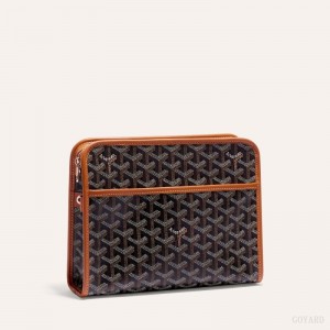 Acessorios Goyard JOUVENCE MM TOILET BAG Pretas Marrom | GY-QKF8951