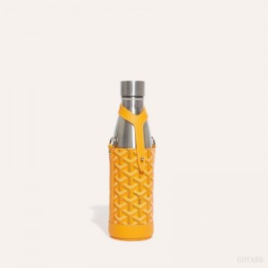 Acessorios Goyard Yonne MM Case & Flask Amarelas | GY-NIV4876
