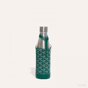 Acessorios Goyard Yonne MM Case & Flask Verdes | GY-ZVZ9239