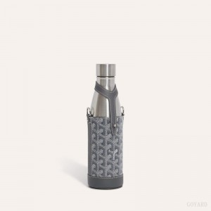 Acessorios Goyard Yonne MM Case & Flask Cinzentas | GY-ZEN6682