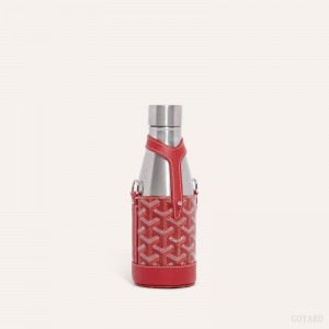 Acessorios Goyard Yonne PM Case & Flask Vermelhas | GY-ZNN0372