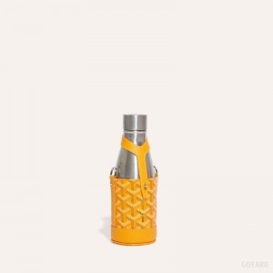 Acessorios Goyard Yonne PM Case & Flask Amarelas | GY-LOW8889