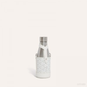 Acessorios Goyard Yonne PM Case & Flask Branco | GY-YAW7391