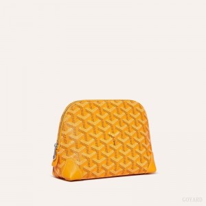 Acessórios De Bolsa Goyard Vendôme Cosmetic Pouch Amarelas | GY-WOZ0430
