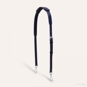 Alça De Bolsa Goyard CUIR MM STRAP Azul Marinho Azuis | GY-ACE9666