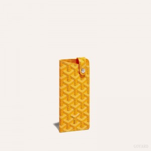 Bolsa Case Goyard MONTMARTRE PM GLASSES CASE Amarelas | GY-QEM5061