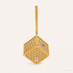 Bolsa De Bagagem Goyard Dé Trunk Bag Douradas | GY-OPO1250