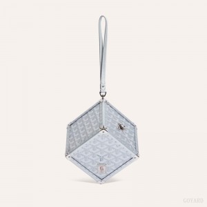 Bolsa De Bagagem Goyard Dé Trunk Bag Prateadas | GY-WQB9508