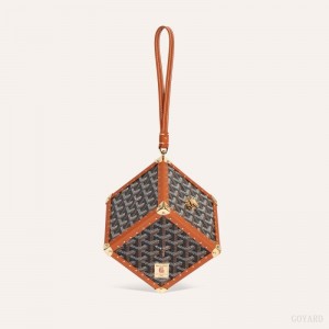 Bolsa De Bagagem Goyard Dé Trunk Bag Pretas Marrom | GY-PUP1531