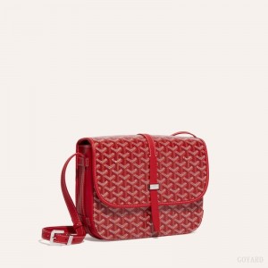Bolsas De Ombro Goyard Belvedere MM Bag Vermelhas | GY-LJP6009