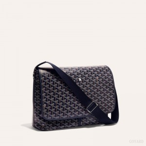 Bolsas De Ombro Goyard CAPETIEN MM MESSENGER BAG Azul Marinho Azuis | GY-YHD7486