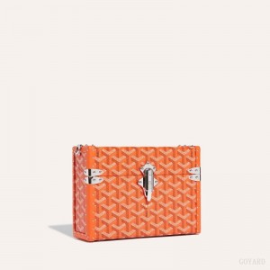 Bolsas De Ombro Goyard Cassette Trunk Bag Laranja | GY-WWI5568