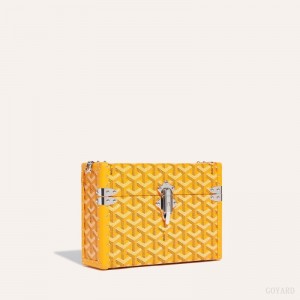 Bolsas De Ombro Goyard Cassette Trunk Bag Amarelas | GY-RLY2942