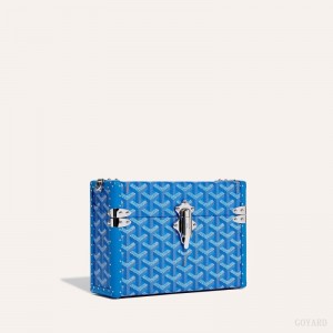 Bolsas De Ombro Goyard Cassette Trunk Bag Azuis | GY-CXR7204