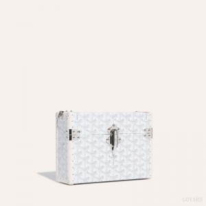Bolsas De Ombro Goyard Cassette Trunk Bag Branco | GY-GSD0121