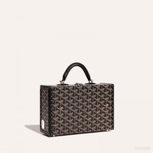 Bolsas De Ombro Goyard Grand Hôtel Trunk Bag Pretas | GY-LZD5056