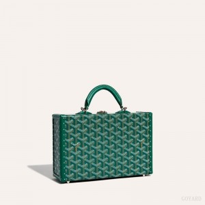 Bolsas De Ombro Goyard Grand Hôtel Trunk Bag Verdes | GY-COT8243