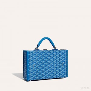 Bolsas De Ombro Goyard Grand Hôtel Trunk Bag Azuis | GY-JRQ1034