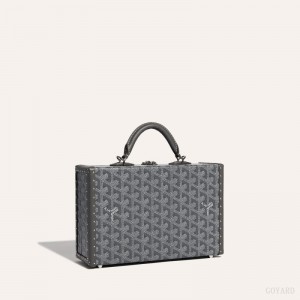 Bolsas De Ombro Goyard Grand Hôtel Trunk Bag Cinzentas | GY-GTU3386