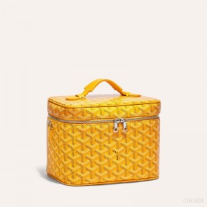 Bolsas De Ombro Goyard MUSE VANITY CASE Amarelas | GY-KDM7334