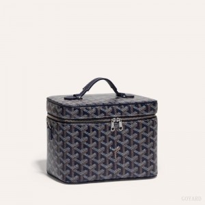 Bolsas De Ombro Goyard MUSE VANITY CASE Azul Marinho Azuis | GY-XRY0112