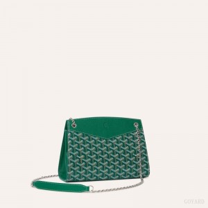 Bolsas De Ombro Goyard Rouette Structuré PM Bag Verdes | GY-PHE9718