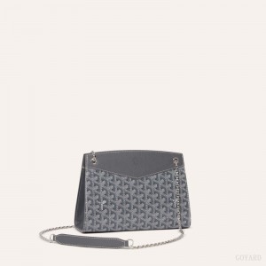 Bolsas De Ombro Goyard Rouette Structuré PM Bag Cinzentas | GY-WBV3568