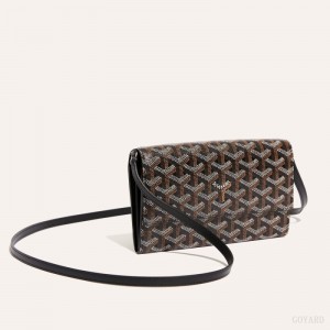 Bolsas De Ombro Goyard Varenne Continental Wallet Pretas | GY-QSS0685