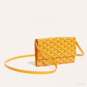 Bolsas De Ombro Goyard Varenne Continental Wallet Amarelas | GY-NYH0164