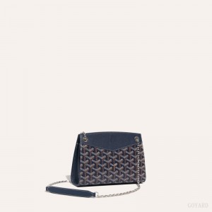 Bolsas Goyard Rouette Structuré Mini Bag Azul Marinho Azuis | GY-GUZ4944