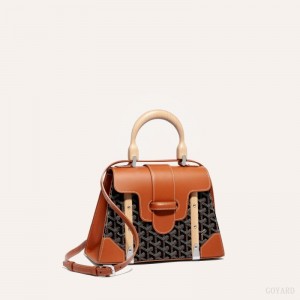 Bolsas Goyard SAÏGON PM BAG Pretas Marrom | GY-IQY7393