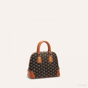 Bolsas Goyard Vendôme Mini Bag Pretas Marrom | GY-JCT6039