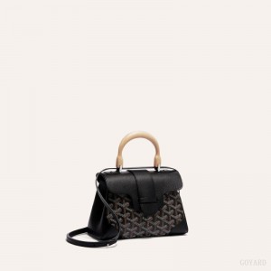Bolsas Mini Goyard SAIGON SOUPLE MINI BAG Pretas | GY-IRJ1957