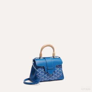 Bolsas Mini Goyard SAIGON SOUPLE MINI BAG Azuis | GY-OZX4350