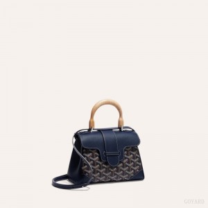 Bolsas Mini Goyard SAIGON SOUPLE MINI BAG Azul Marinho Azuis | GY-LTO1518