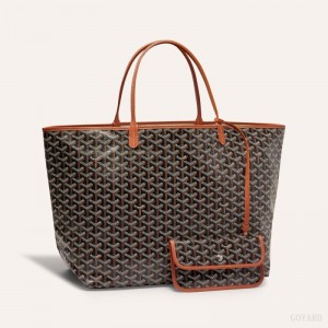 Bolsas Tote Goyard SAINT LOUIS GM BAG Pretas Marrom | GY-JOA6844