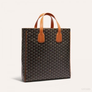 Bolsas Tote Goyard VOLTAIRE BAG Pretas Marrom | GY-ULR4134