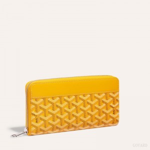 Carteiras Goyard MATIGNON GM WALLET Amarelas | GY-BTS7829