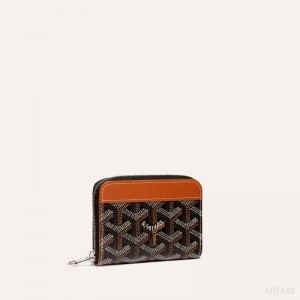 Carteiras Goyard MATIGNON MINI WALLET Pretas Marrom | GY-WCD0732