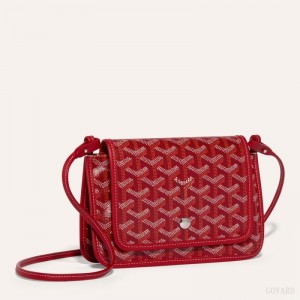 Carteiras Goyard PLUMET POCKET WALLET Vermelhas | GY-OLB5541