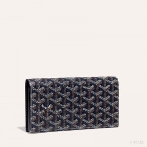 Carteiras Goyard RICHELIEU WALLET Azul Marinho Azuis | GY-HEO0845