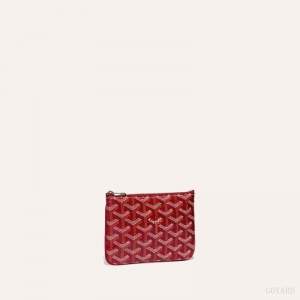 Carteiras Goyard SÉNAT MINI WALLET Vermelhas | GY-BQT3373