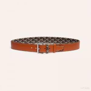 Cintos Goyard FLORIDA BELT Pretas Marrom | GY-POO5526
