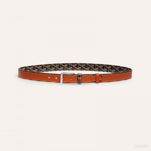 Cintos Goyard FREGATE BELT Pretas Marrom | GY-XDS3752