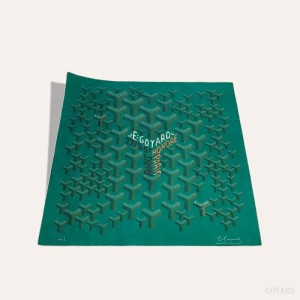Lenços Goyard SCARF N°1 Verdes | GY-JIC1493
