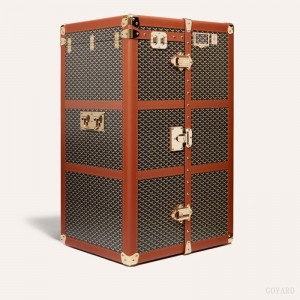 Mala Goyard ARMOIRE TRUNK Pretas Marrom | GY-QYP6811