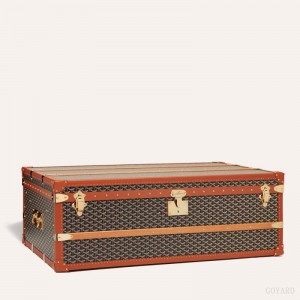 Mala Goyard CABINE TRUNK Pretas Marrom | GY-OQB4385