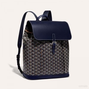 Mochilas Goyard ALPIN MM BACKPACK Azul Marinho Azuis | GY-UQI4732